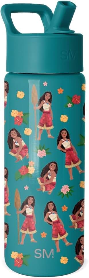 Simple Modern Disney Moana Kids Water Bottle & Toddler Cup | 18oz