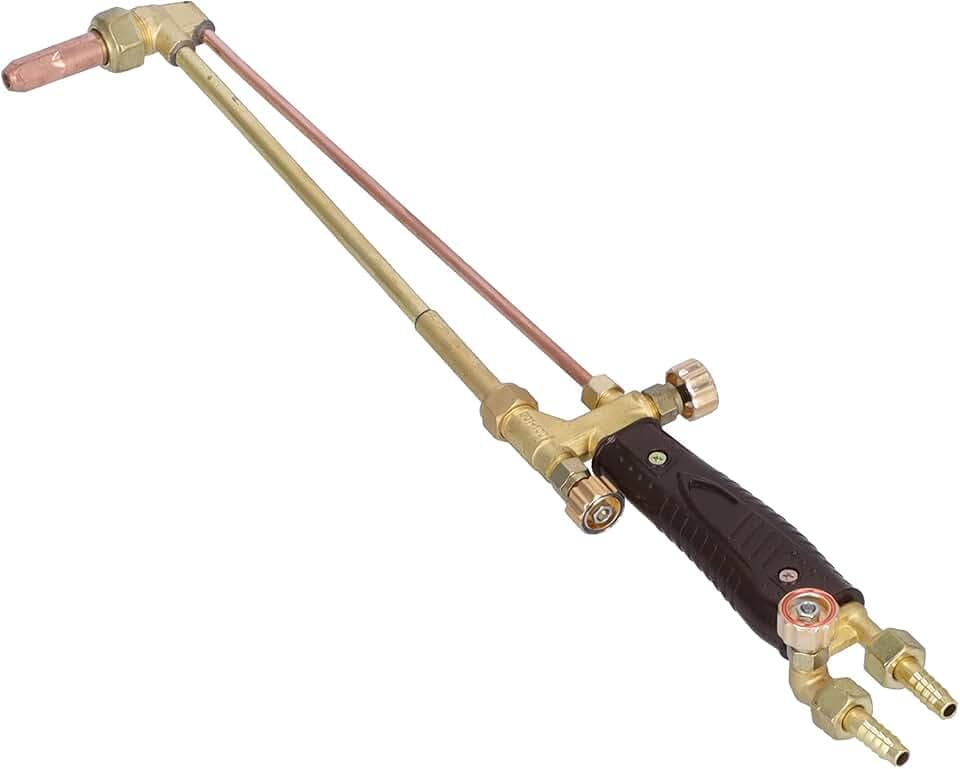 Autogen Schweißbrenner G01-100 Autogen Schneidbrenner Acetylen Brenner 530 Mm, Hochleistungs Schneidaufsatz, Brenner Kit Zubehör