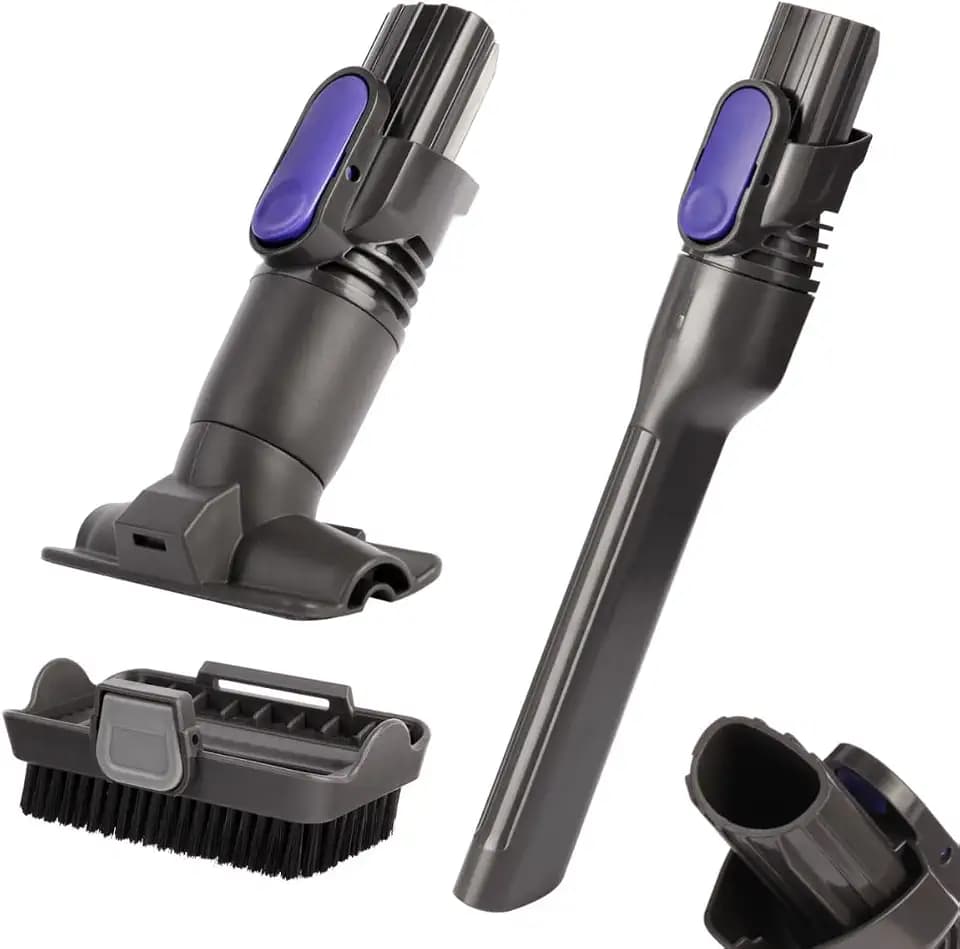 Staubsauger-Fugendüsenbürste, Ersatzteile, kompatibel mit Shark Pet Cordless Stick IX141, IZ462H, IZ483H, IZ363HT, IZ361H, IZ163H, IZ362H, abnehmbare 2-in-1-Werkzeugbürstenaufsätze für D-förmigen