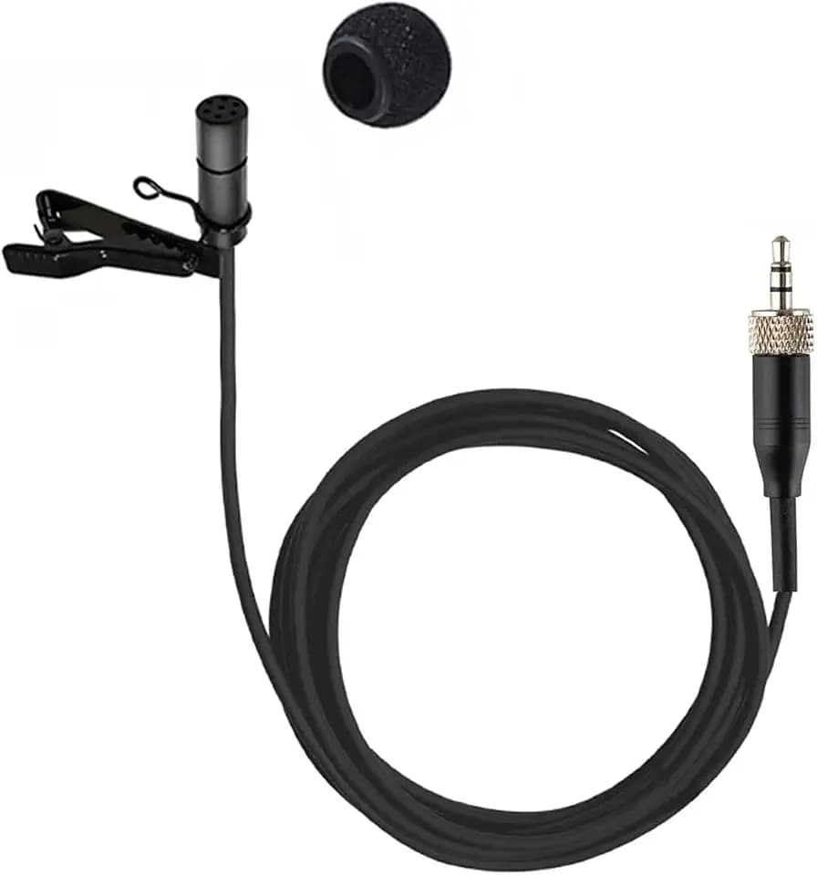 Lavalier Microphone Lapel Mic Compatible with Sennheiser Bodypack