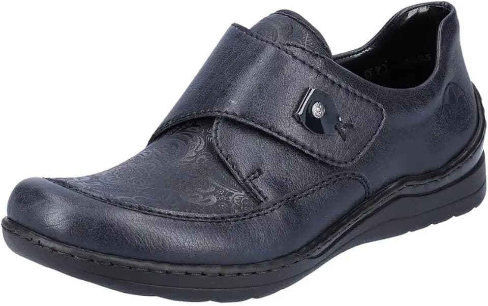 Rieker N3945-40 Damen Sneaker High Synthetik in Silber - Gr. 36