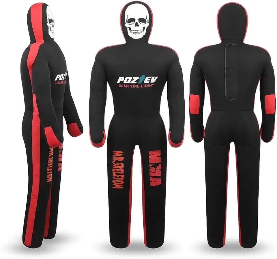 Adult Grappling Dummy – 6ft Unfilled Wrestling Dummy for MMA, Jiu Jitsu, and Martial Arts Training – Practice Punching Dummy – Full Size Adult Grappling Dummy for BJJ, Karate & Judo