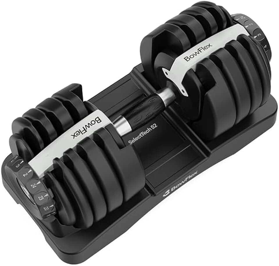 Bowflex SelectTech Verstellbare Gewichte Serie – Kompaktes Hantel- & Kettlebell-System 52, 90, 552i, 1090i & 840 für Krafttraining Zuhause