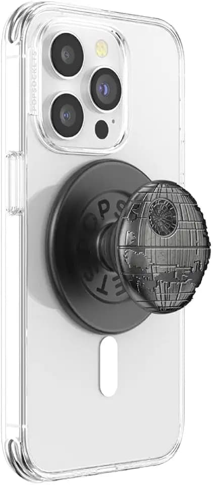 PopSockets Phone Grip for MagSafe, Magnetic Holder- Death Star
