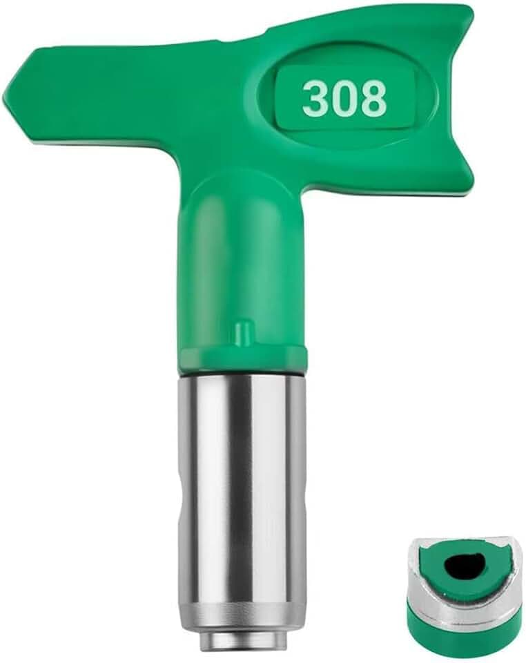 308 Fine Finish Low Pressure Airless Spray Tip, Pattern Size 6 in to 8 in