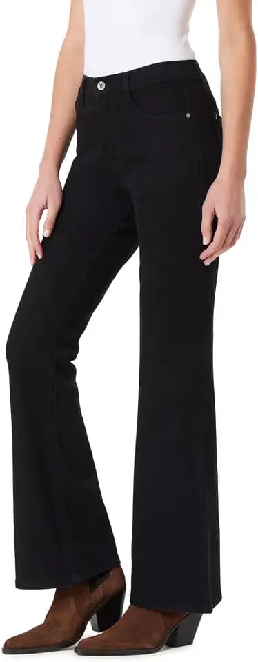 WallFlower Women's Luscious Curvy Fearless Super Flare Jeans, Sizes 0-17