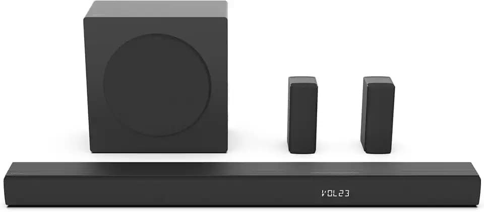 Hisense HS5100 Soundbar, 5.1-Lautsprecher mit Subwoofer + Rücklautsprechern