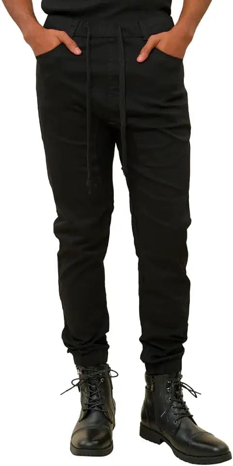VICTORIOUS Men's Casual Twill Stretch Jogger Pants