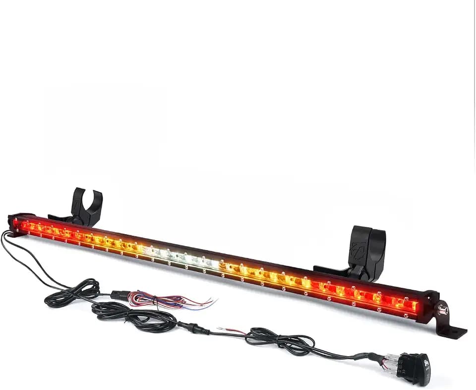 Xprite 1.0" Ultra-Thin LED Chase Strobe Light Bar, 30" Offroad Chase Bar