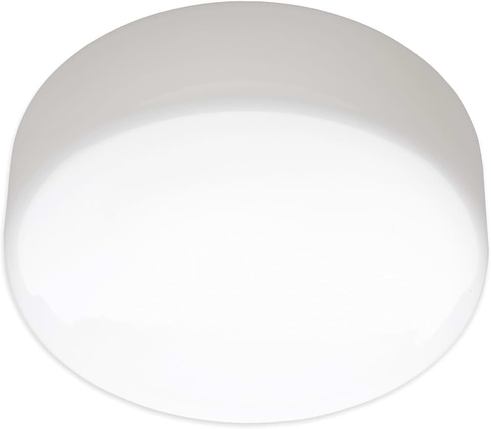 BRILLIANT Isar Wand- & Deckenlampe weiß, Ø 20 cm, E27