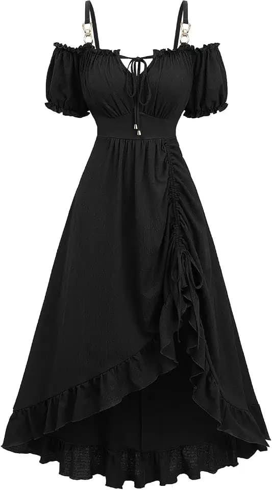 Rosegal Plus Women Renaissance Cottagecore Fairy Dress