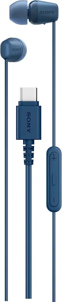 Sony IER-EX15C USB-C Plug, Wired in-Ear Headphones with Mic, Blue