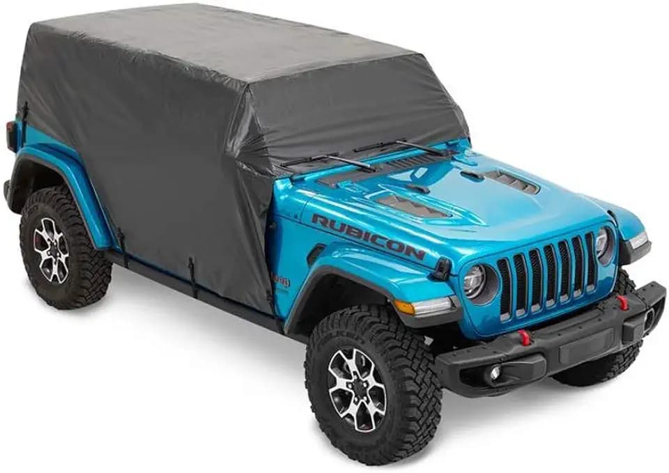 Bestop All Weather Trail Cover Black 8104501 for Jeep Wrangler JK/JL 4-Door