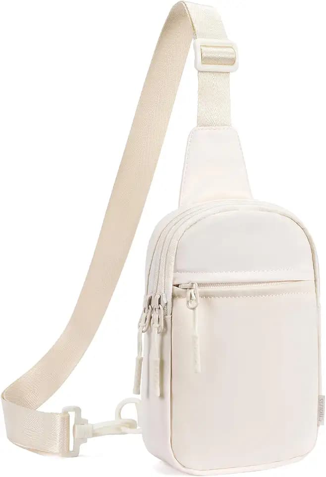 CHOLISS Small Sling Bag for Women and Men, Crossbody Bags Trendy Fanny Packs Chest Bag with Extended Strap