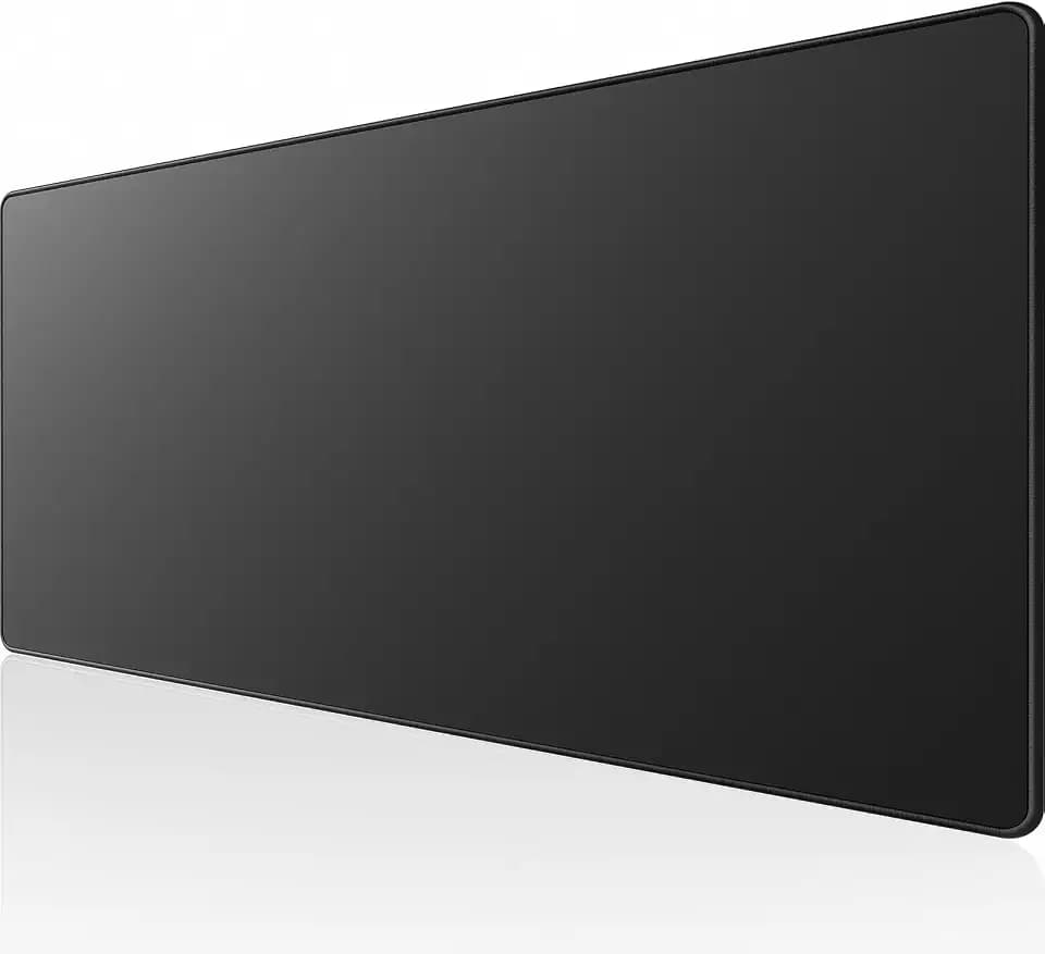KTRIO Large Gaming Mouse Pad Desk Mat for Gamer, 31.5" x 11.8", Black, XL