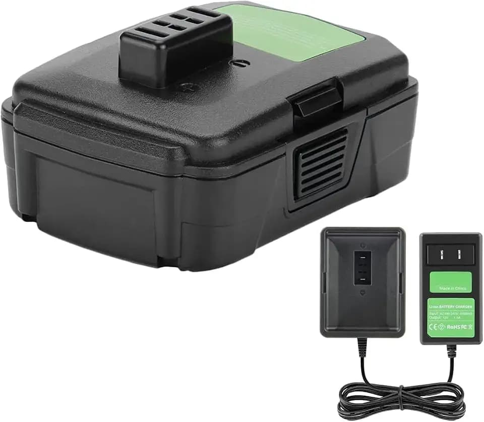12V 3Ah Battery and Charger for RYOBI CB120L CB121L BPL-1220 BS12CA