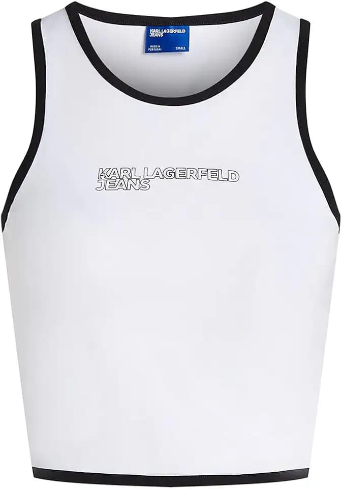 Karl Lagerfeld Jeans Damen Outline Logo Top