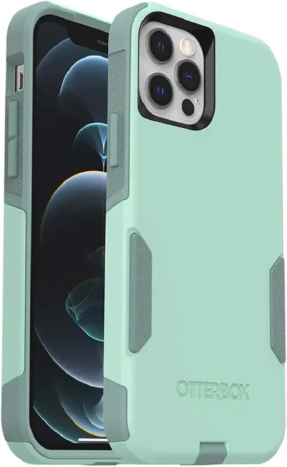 OtterBox Commuter Series Case for iPhone 12 & iPhone 12 Pro (Only) - Non-Retail Packaging - Ocean Way (Aqua Sail/Aquifer)
