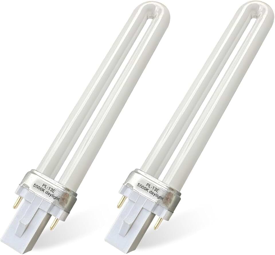 PL13-E-FFP 13W Type E Light Bulb Replace for Ottlite T1333E,5500K,G23,2Pack