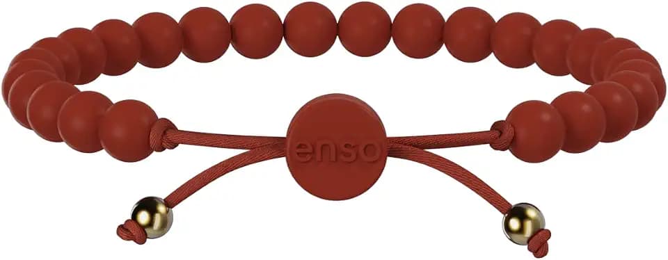 Enso Rings Embrace Silicone Bracelet - Smooth, Lightweight Beaded Bracelets