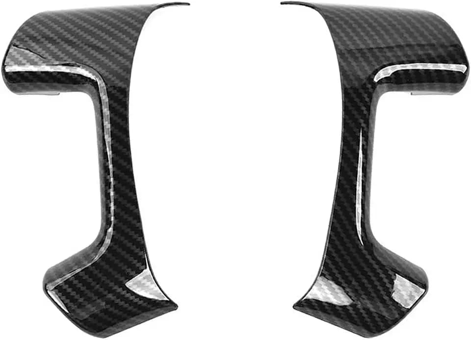 RAZPOY Carbon Fiber Steering Wheel Trim Cover Compatible with Chevy Silverado/Tahoe/Suburban/Avalanche/Escalade/GMC-Yukon/GMC-Sierra 2007-2013