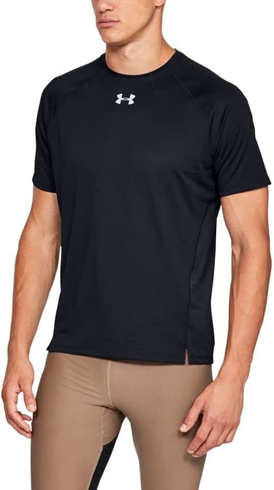 Under Armour Herren UA Qualifier atmungsaktives T-Shirt aus ultraleichtem Stoff, komfortables Sportshirt mit enganliegendem Schnitt