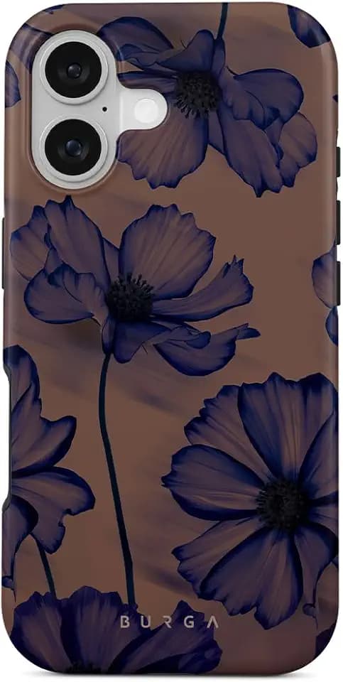 BURGA Unisex Phone Case for iPhone 17 – Dual-Layer Hybrid Design with Shock-Absorbing Silicone & Durable Exterior, Scratch-Resistant Finish and Raised Bezel Edge for Screen Protection & Daily Use