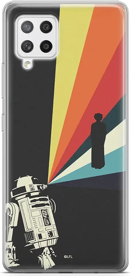 ERT GROUP Handyhülle für Samsung A42 5G Original und offiziell Lizenziertes Star Wars Muster R2D2 003 optimal an die Form des Handy angepasst, hülle aus TPU