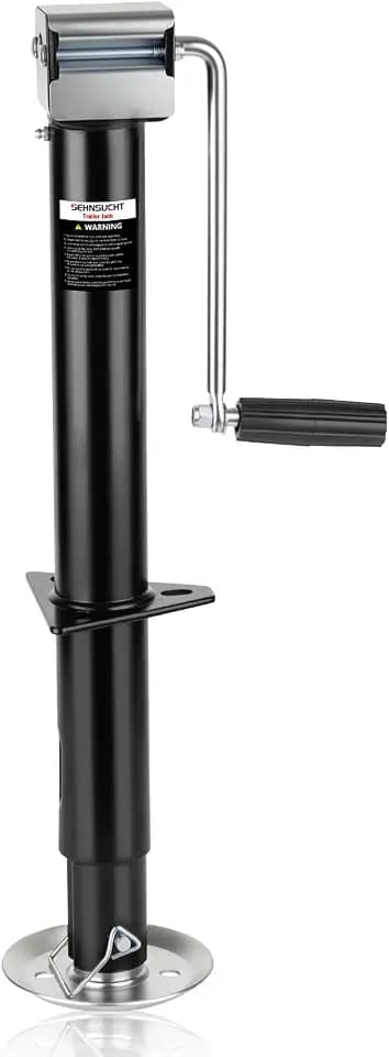 2000 lbs A-Frame Trailer Jack, 23.9" Lift, Adjustable Drop Leg Jack for Boat Trailers, Utility, Camper