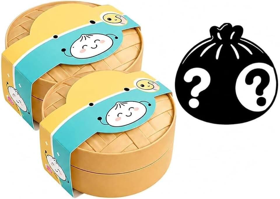 2 Stück Mystery Dumpling Stress-Spielzeug