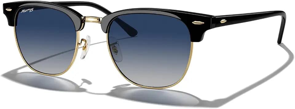 MERRY'S Square Semi-Rimmed Sunglasses for Men Women Polarized UV400 S6016