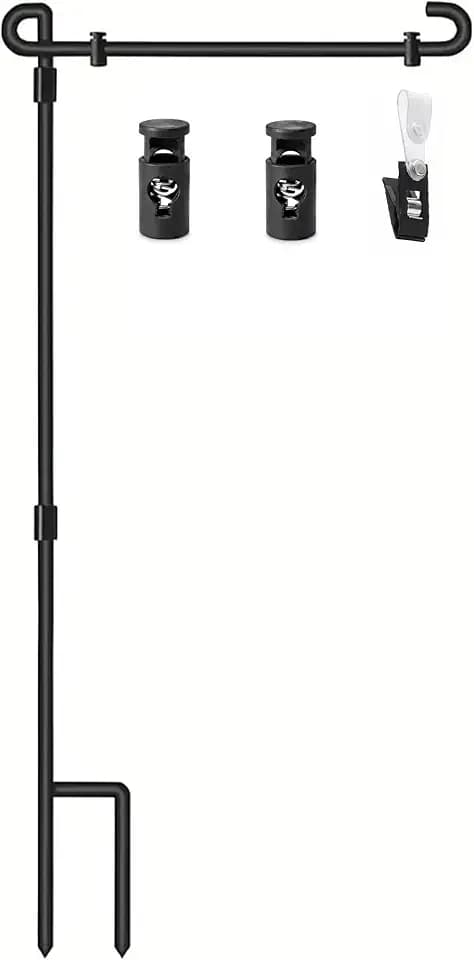 Garden Flag Pole for 12 x 18in Flag Metal Flag Stand Flag Holder