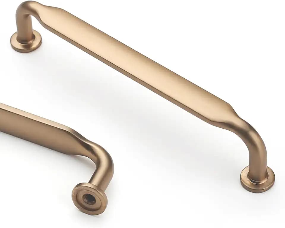 Asidrama 10 Pack 5 inch Champagne Bronze Kitchen Cabinet Handles