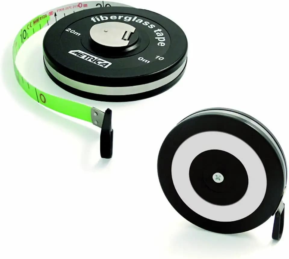 Metrica 40011 Maßband mit Fiberglas-Band, 10 m
