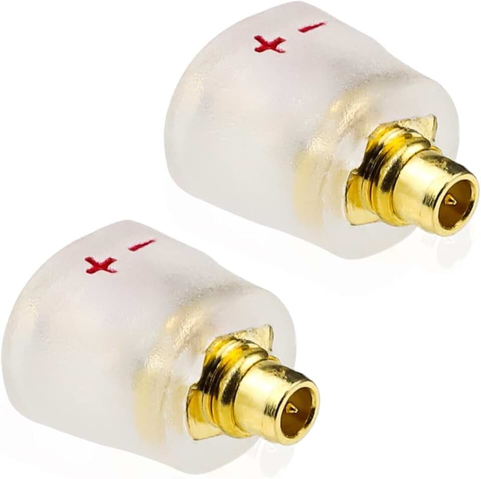 okcsc 0,75 mm 2-poliges Kabel auf MMCX-Stecker-Adapter, funktioniert für 0,75 2-poliges Kabel, verbunden mit SHURE SE215, SE315, SE425, SE535, SE535LTD, SE846 für FiiO FH1, F9, F9PRO, FH5 Audio