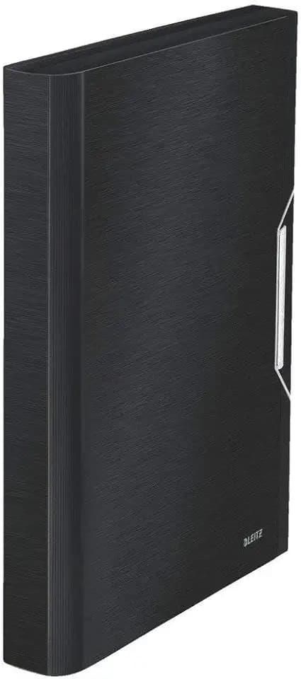 Leitz 39570094 Fächermappe Style Fächermappe Style, A4, 6 Fächer, PP, satinschwarz