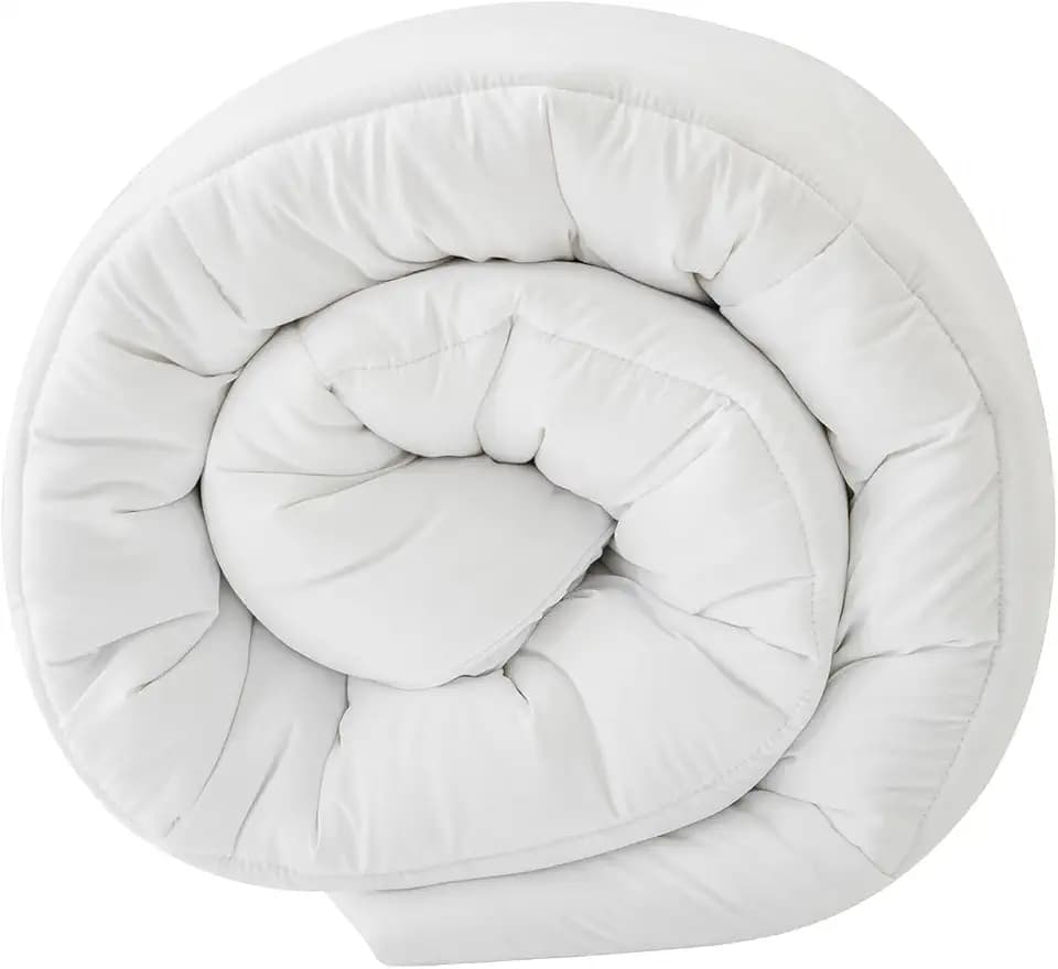 Good Nite Winterbettdecke 200x200 cm, 460GSM, Microfaser und Weich, Weiß