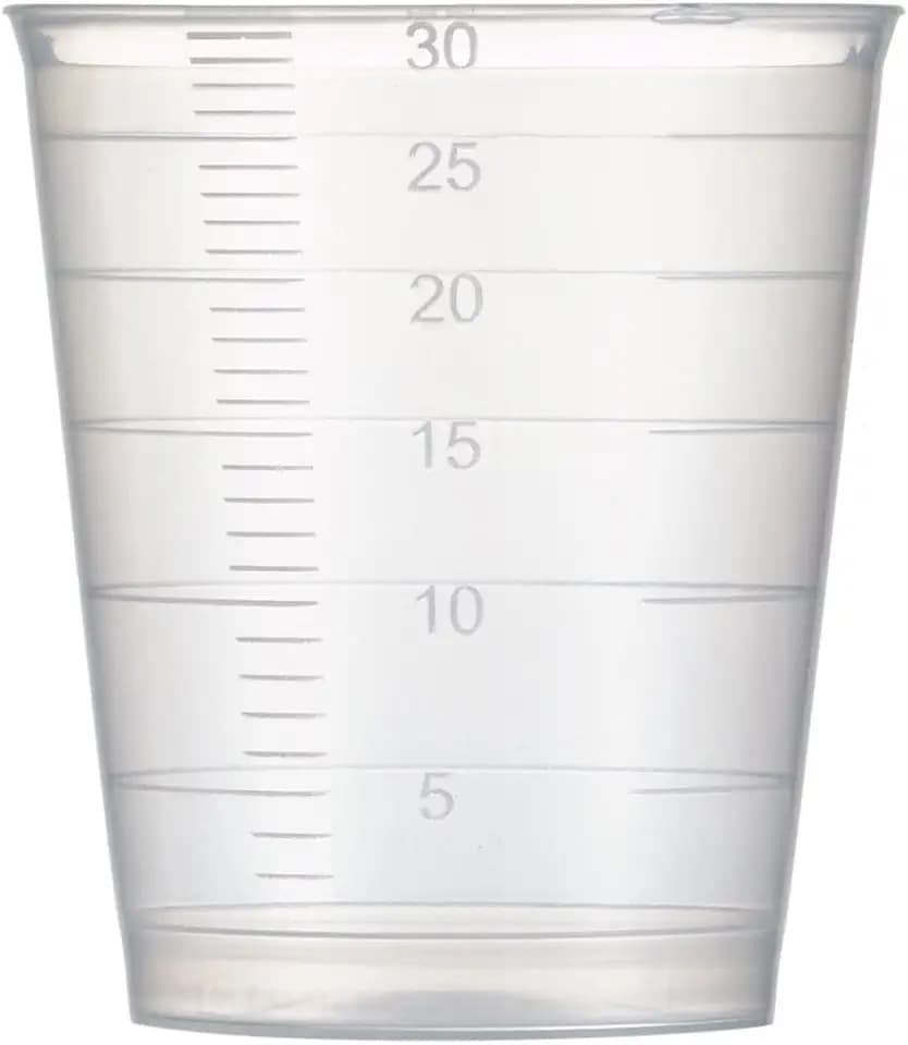 neoLab 2-0110 Becher aus PP, 30 mL, Natur (75-er Pack)