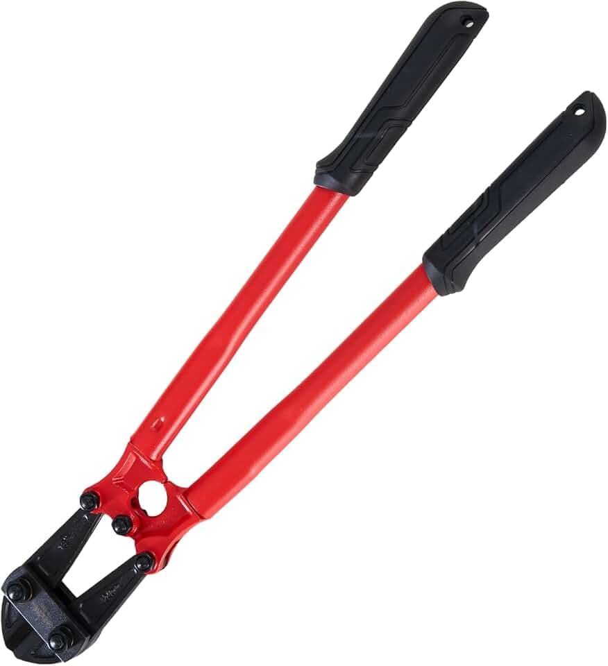 BLACK CANYON 14" Heavy Duty Bolt Cutter, Cr-Mn Steel Cutting Tool with Non-Slip PVC Handles, Industrial Strength for Cutting Chains, Padlocks & Metal Rods