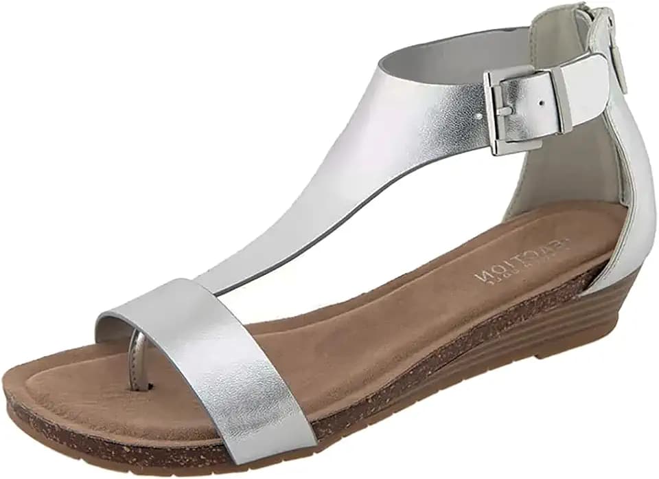 Kenneth Cole REACTION Women's Great Gal T-Strap Wedge Sandal