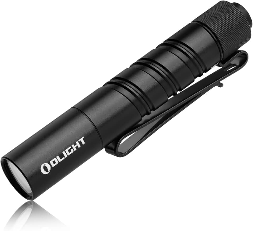 OLIGHT I3T 2 Mini Taschenlampe 200 Lumen mit Beidseitigem Taschenclip