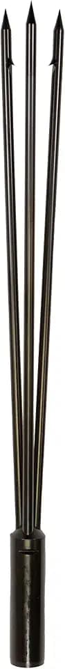 Scuba Choice 12" Stainless Steel 3-Prong Paralyzer Spear Tip – Replacement Pole Head for Spearfishing & Ice Fishing, 8mm Female Thread