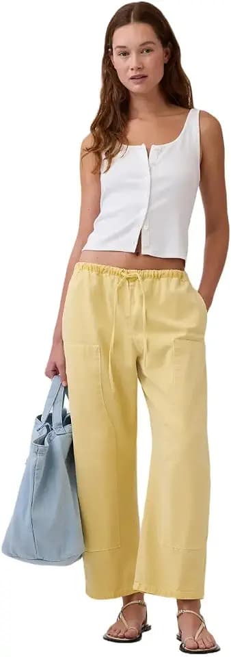 GAP Women's Pull-on Barrel Pant