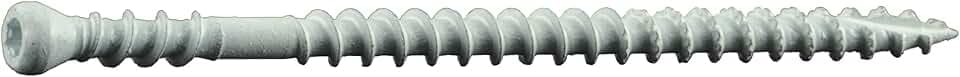 Hard-to-Find Fastener 014973139223 Composite Trim Screws, 8 x 2-1/2-Inch, 139-Piece,White