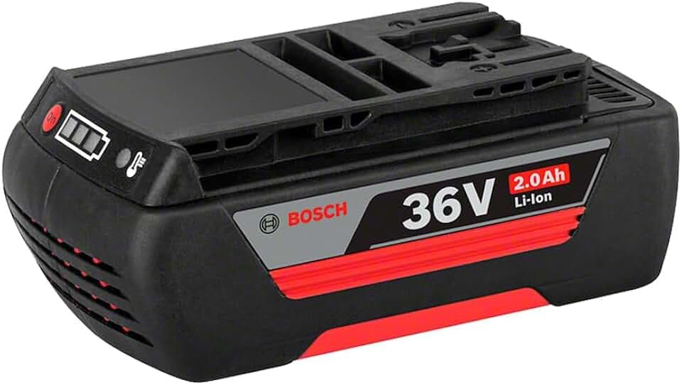 Bosch Professional Akku GBA 36 V 2,0 Ah (mit CoolPack-Technologie, im Karton), Schwarz, 1600Z0003B