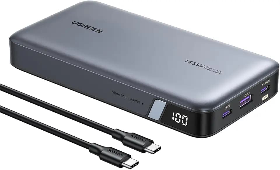 UGREEN Nexode 25000mAh 145W 3-Port USB-C Power Bank for iPhone 18 Pro Max