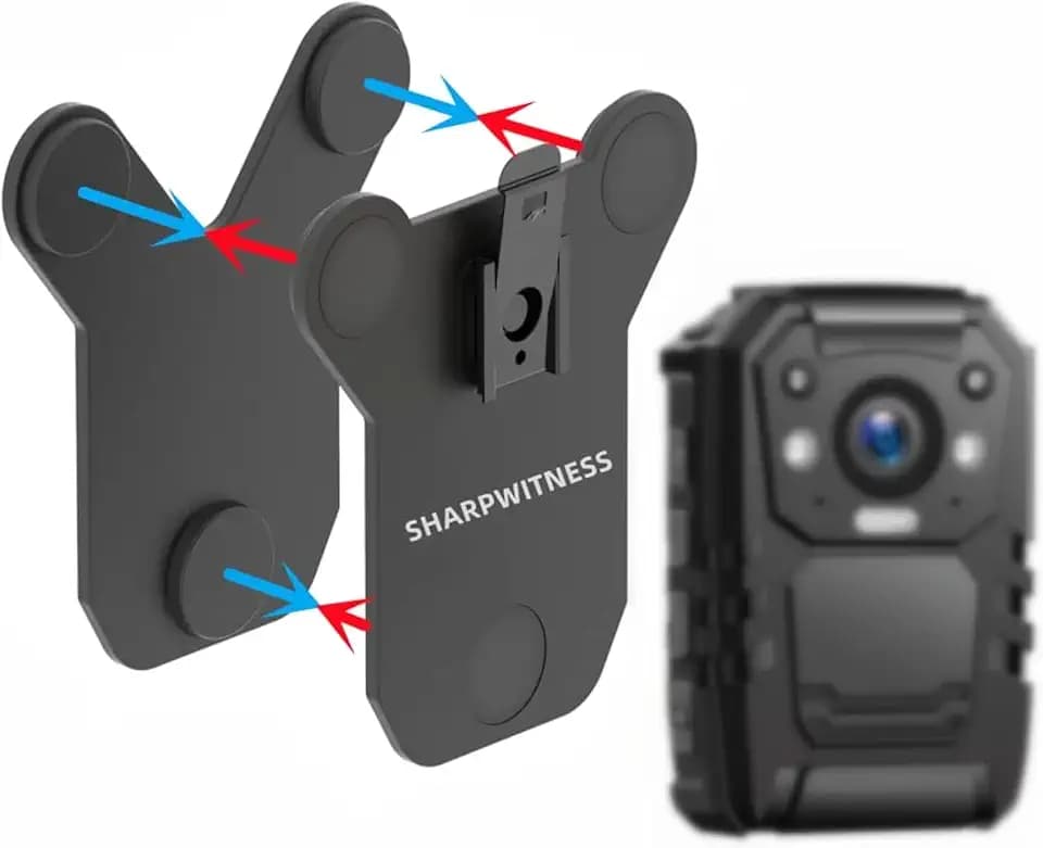Police Body Camera Magnetic Mount Quick Release Magnet Chest Mount Strong Suction Exclusively Used for cammpro i826 Body Camera, Cannot Use on Other Bodycam
