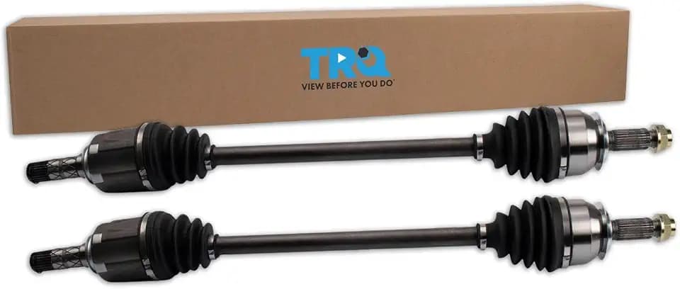 TRQ Front 2 Piece CV Axle Shaft Assembly Set