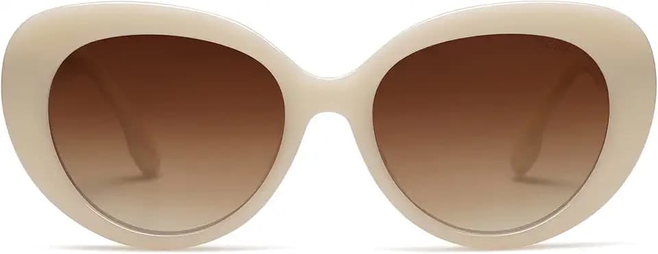 SOJOS Retro Cat Eye Polarized Sunglasses Womens Vintage Shades Trendy Designer Sun Glasses UV Protection SJ2261