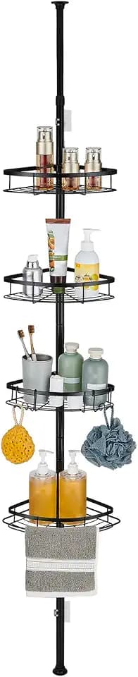 Teleskop Duschregal, Duschregal Ohne Bohren, 73-265 cm